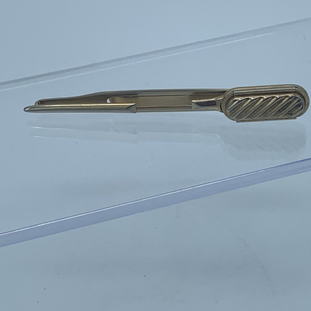 Gold-Toned Swank Tie Clip - Classic Design Vintage